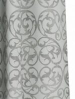 Duplin Scroll Door Curtain – Limestone Grey (7 ft) - Image 3