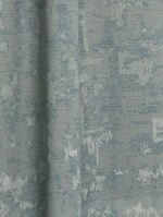 Zendo Textured Door Curtain – Dusty Blue (7 ft) - Image 4