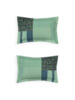 Noble Granite Double Bedsheet Set – Green (3 Pcs) - Image 4