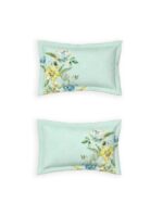 Zahra Double Bedsheet Set – Dusty Aqua (3 Pcs) - Image 4